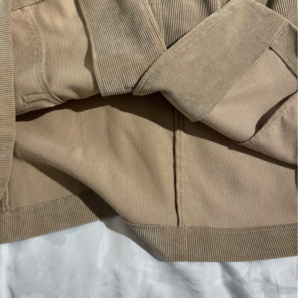 Requirements Brown Tan Corduroy Blazer Jacket WOMENS SIZE LARGE - Picture 10 of 16